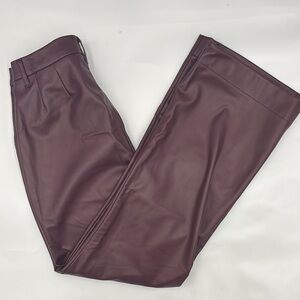 Steve Madden Vegan Leather Devon Pant in Cordovan